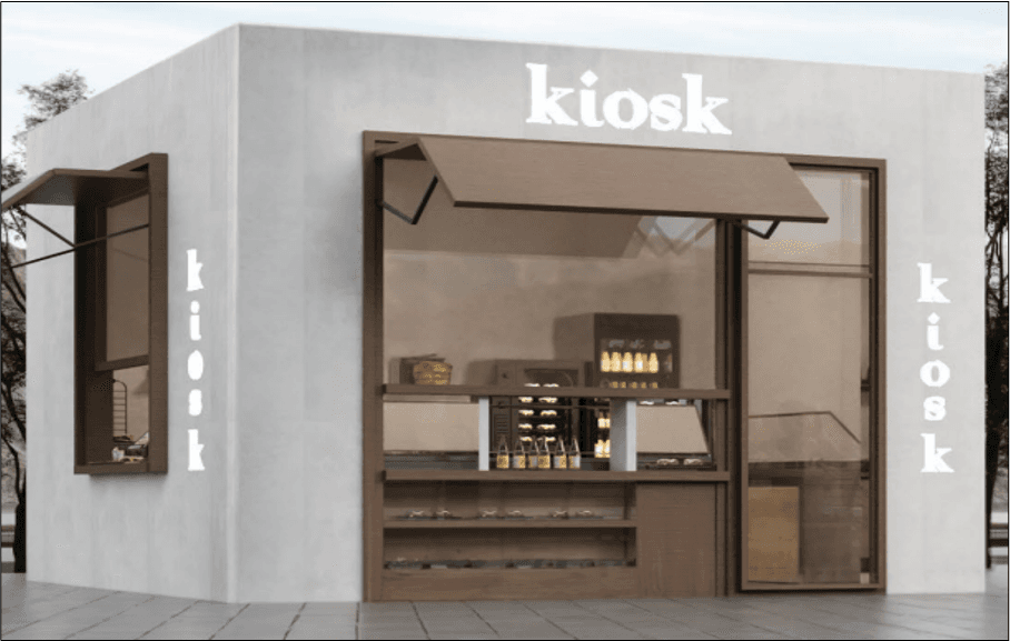 Render of Kiosk 01